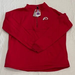 Utah Women’s Red Quarter-Zip Pullover